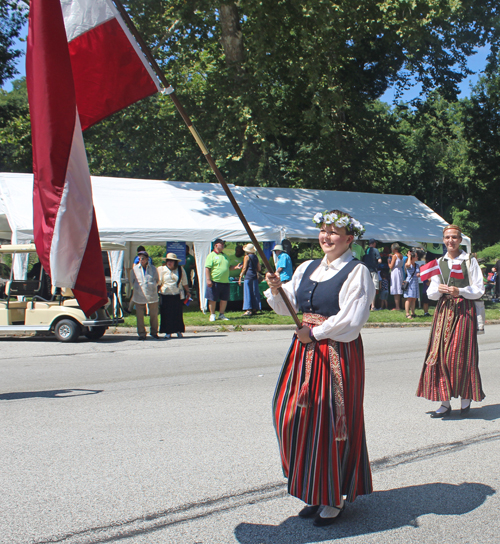 Latvian Cultural Garden in Parade of Flags